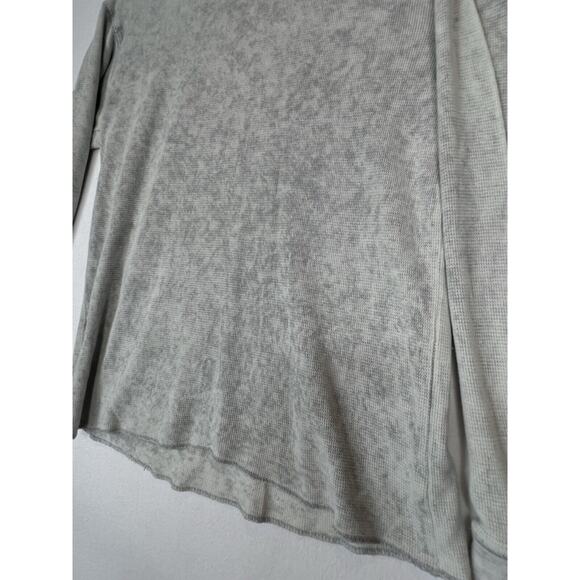 BKE‎ Buckle M shirt Mens Gray thermal Henley Long Sleeve - Picture 2 of 4